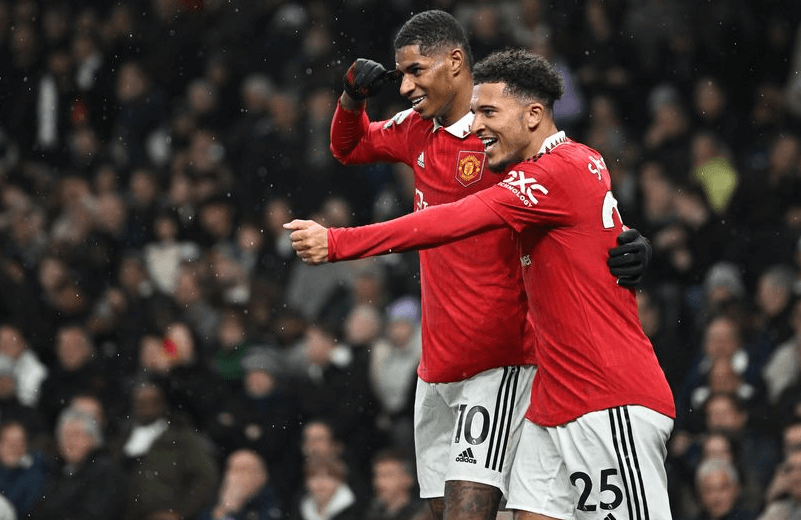 Jadon Sancho’s One-Word Message to Marcus Rashford Hints at Man United Exit