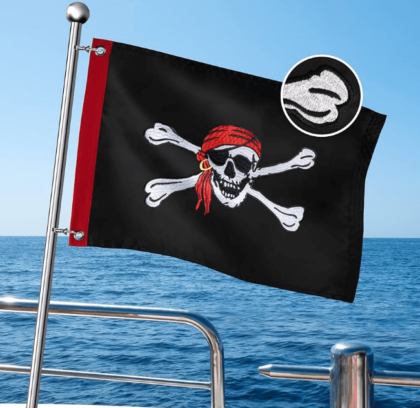Why do Submarines tends to Fly the Pirate Flag?