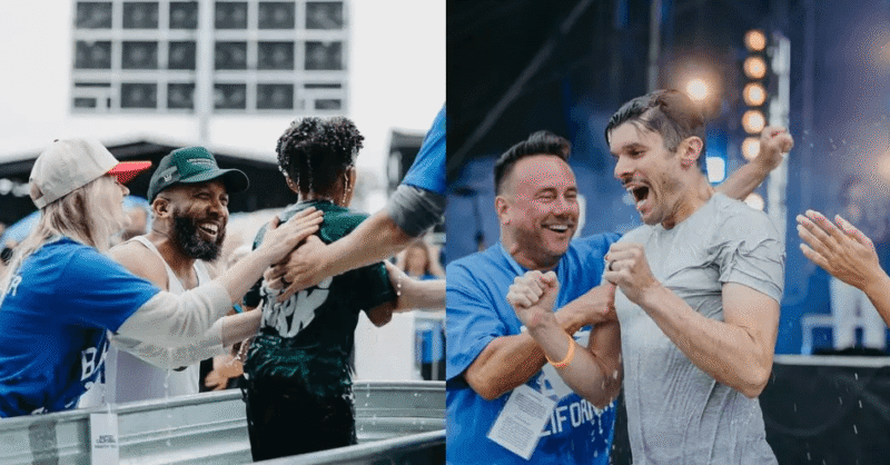 7,750 Baptized in Californiaβs Historic Mass Water Baptism